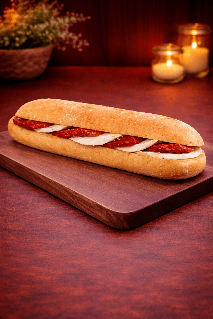 Goat Cheese and Sun-Dried Tomato Ciabatta