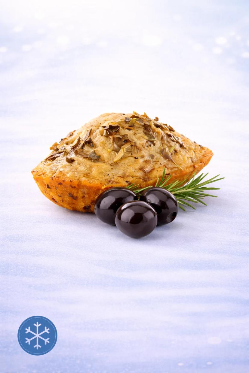 Small savory olive madeleine (13g) (STM041760S) (Cond.100)