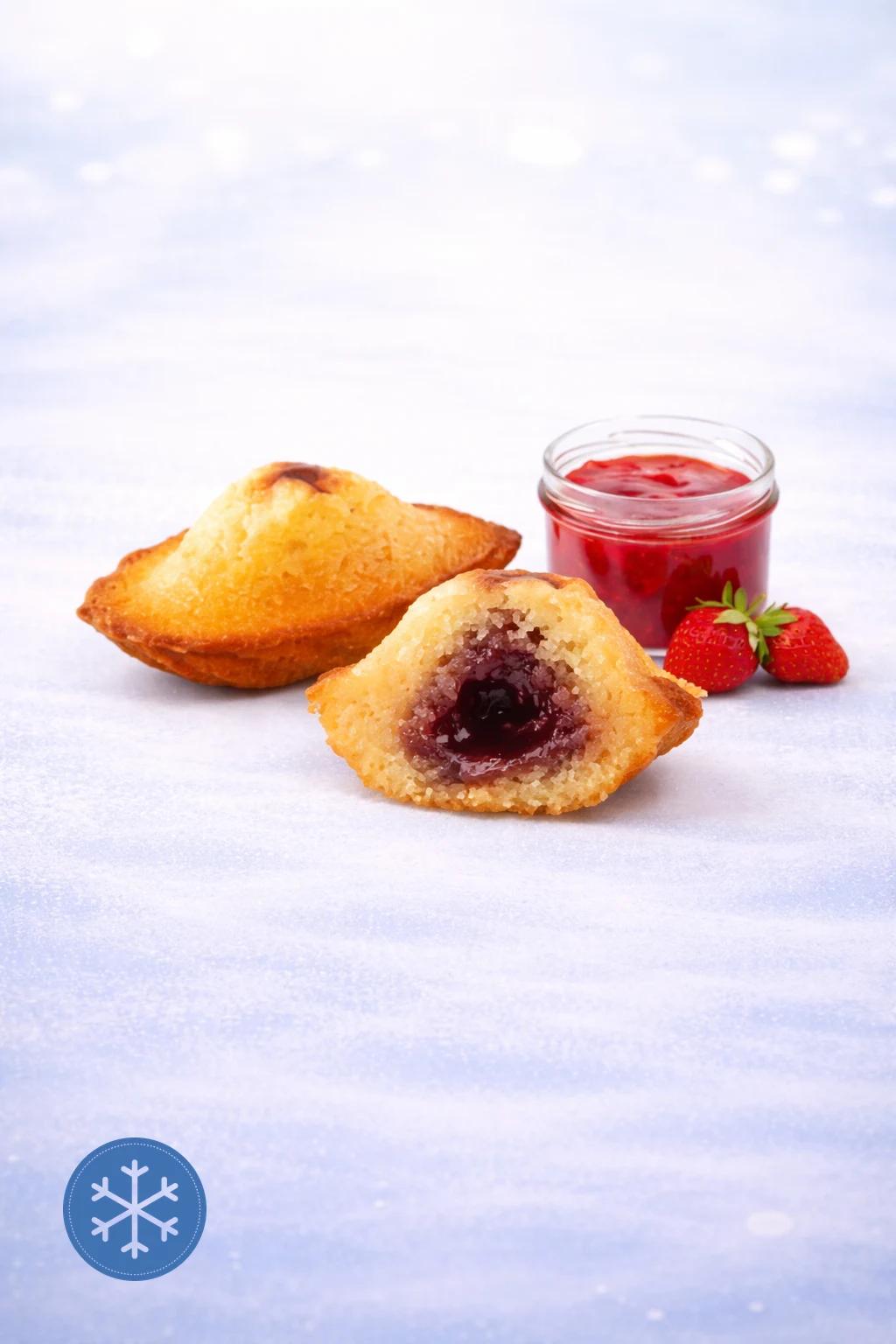 Strawberry-filled madeleine (56g) (STM041895S) (Cond.64)