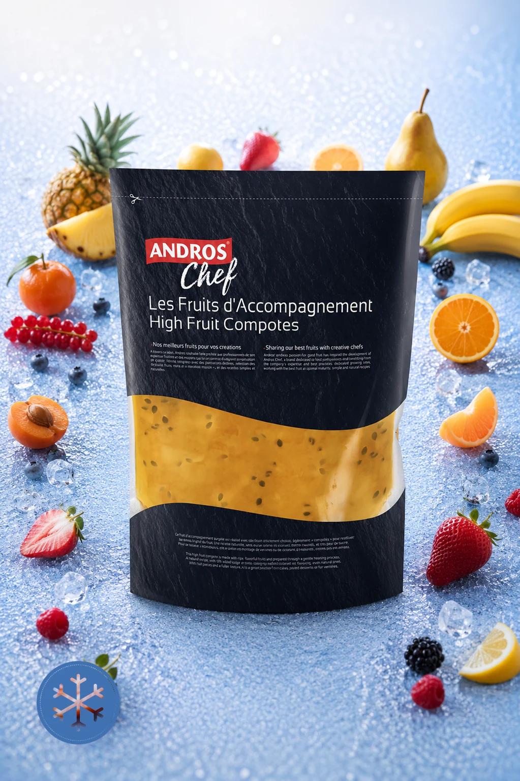 Passion Fruit Accompaniment 1kg – Andros Chef (3608580009351)