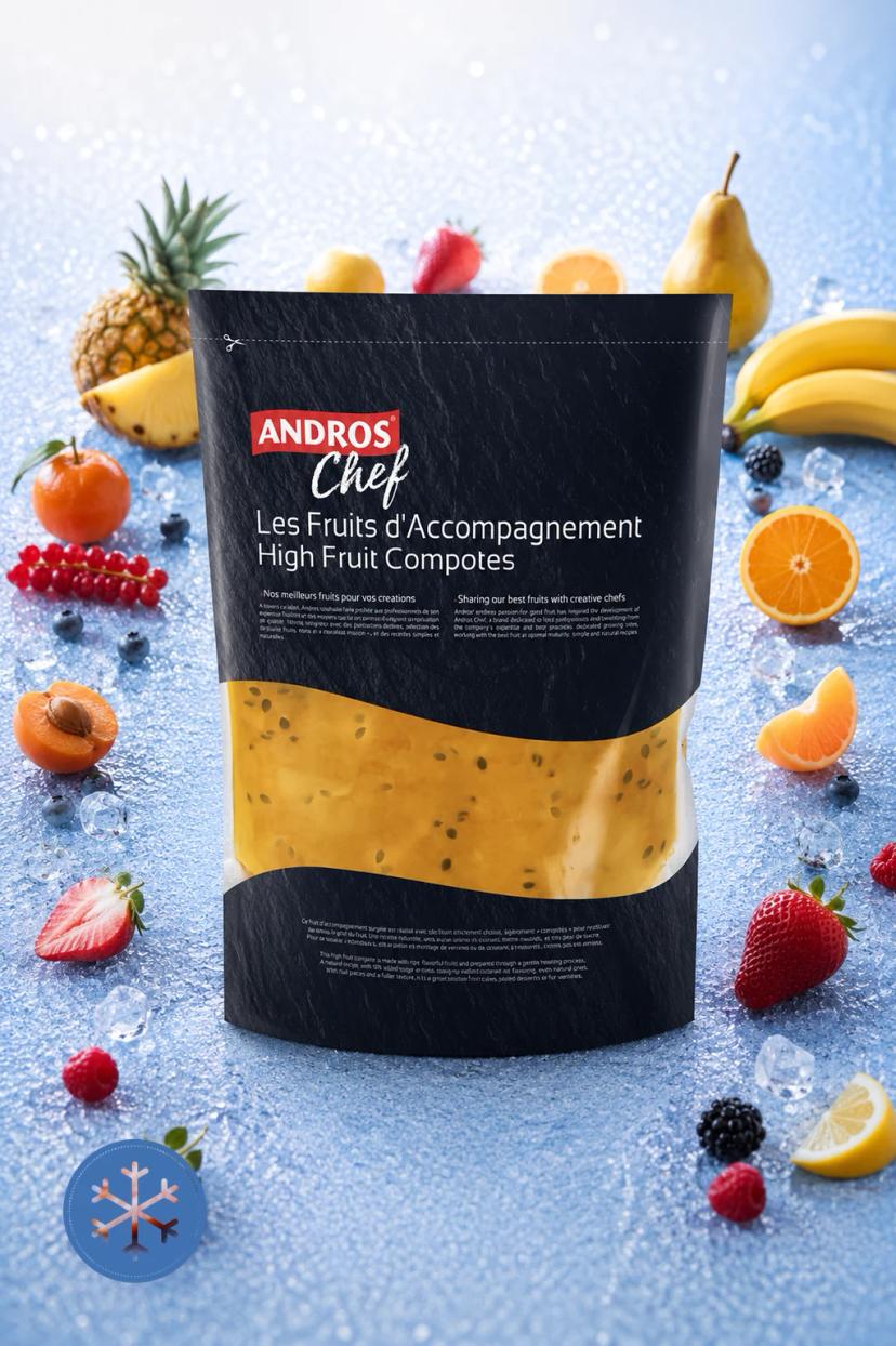 Passion Fruit Accompaniment 1kg – Andros Chef (3608580009351)